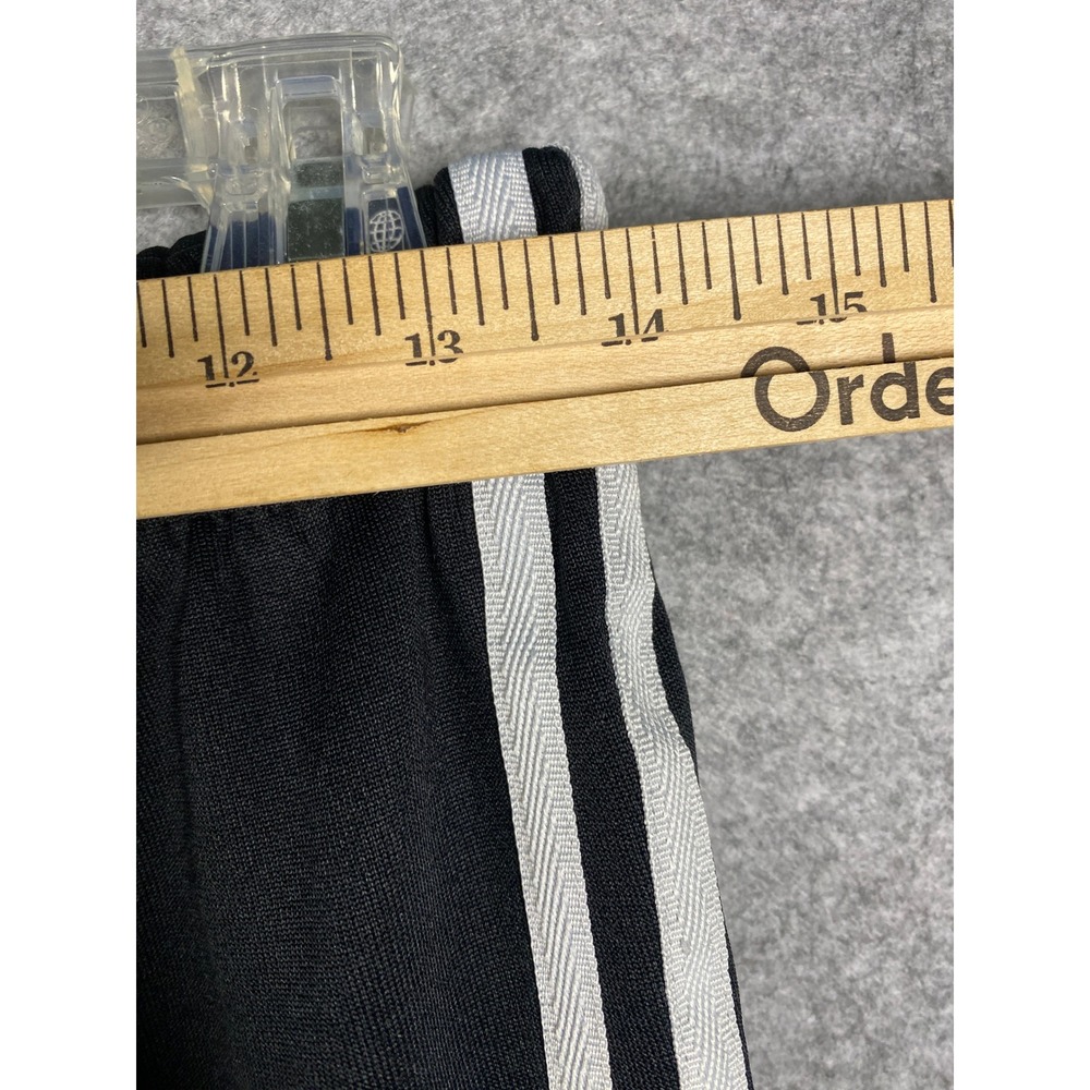 Adidas Originals Mens Black White 3 Stripe Trefoil Track Pants Joggers Small - Picture 6 of 6